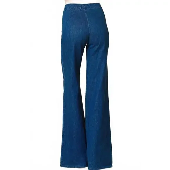 Stoned Immaculate Blue Flare Jeans - Picture 2 of 5